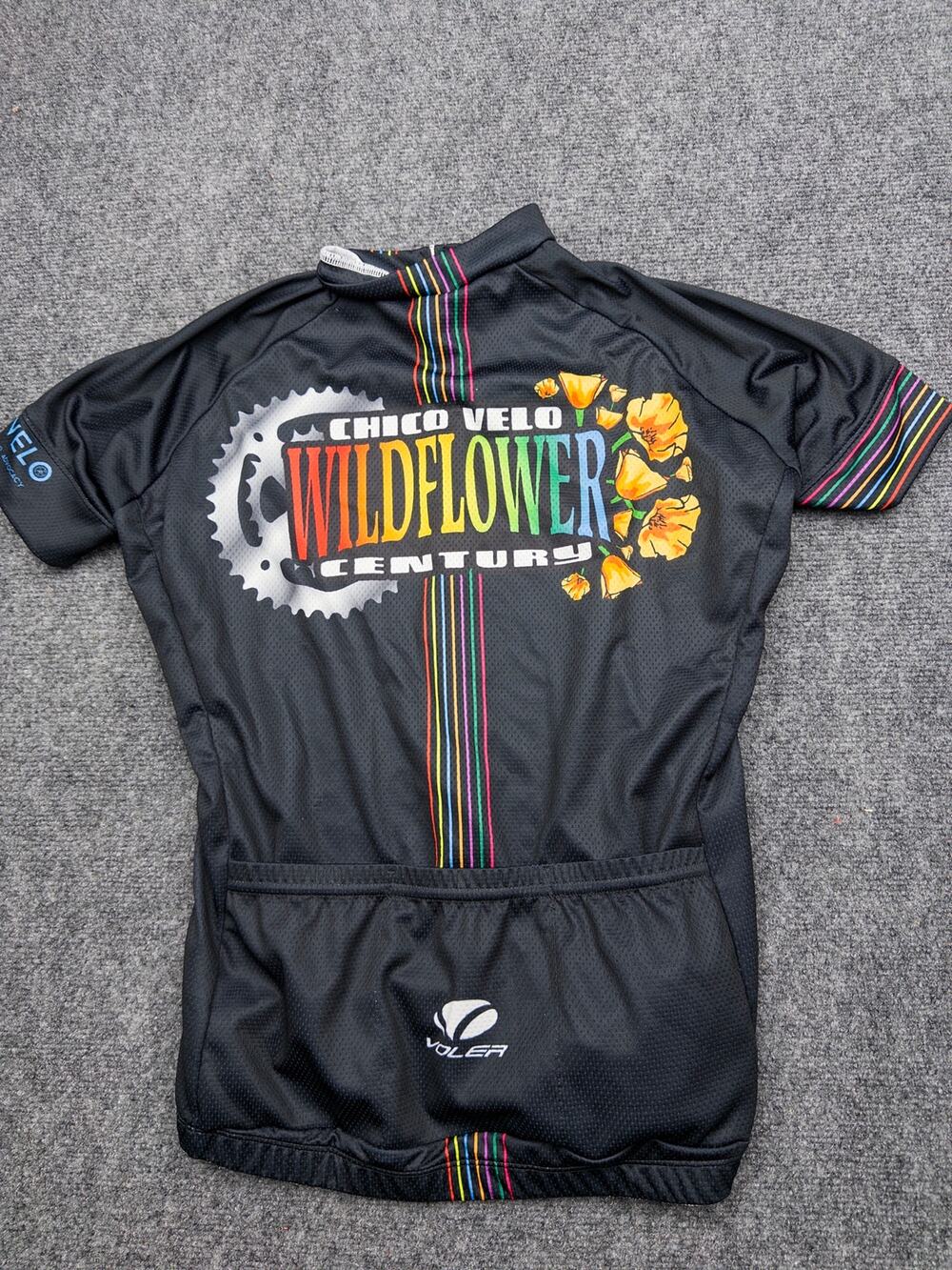 Coker Chico Velo Wildflower Century Cycling Jersey Size Women’s Small